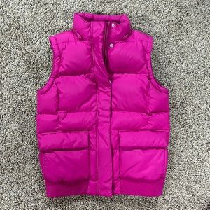 Gap puffer vest w/ removable hood